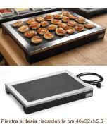 Espositore riscaldabile con piastra ardesia 230 Volt 40 Watt Trendy