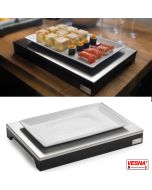 Espositore Bar neutro con un vassoio in porcellana Trendy