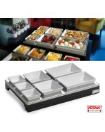 Espositore neutro con 7 ciotole in porcellana Trendy Bar