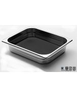 Teglia Gastronorm 1/2 in alluminio interno antiaderente con bordo h 40 mm