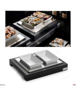 Espositore refrigerato con 2 ciotole in porcellana Trendy Bar