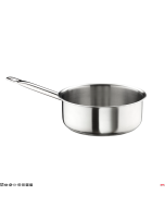 Casseruola bassa inox 1 manico Ø 16 x h 6,5 cm Lt.1,25 Tender 