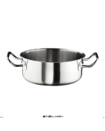 Casseruola inox bassa 2 maniglie Ø 28 cm Lt. 5,75 Master