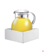 Portacaraffa inox 18/10 per succhi +caraffa refrigerato completo 