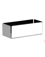 Porta bustine zucchero o tè acciaio inox 5 x 10 x h 6,5 cm