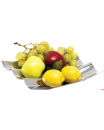 Portafrutta 27x27 cm inox 18/10