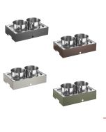 Vasca ghiaccio per Champagne refrigerato completo di base Caleido
