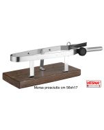 Morsa Prosciutto con base in legno 58 x17 cm